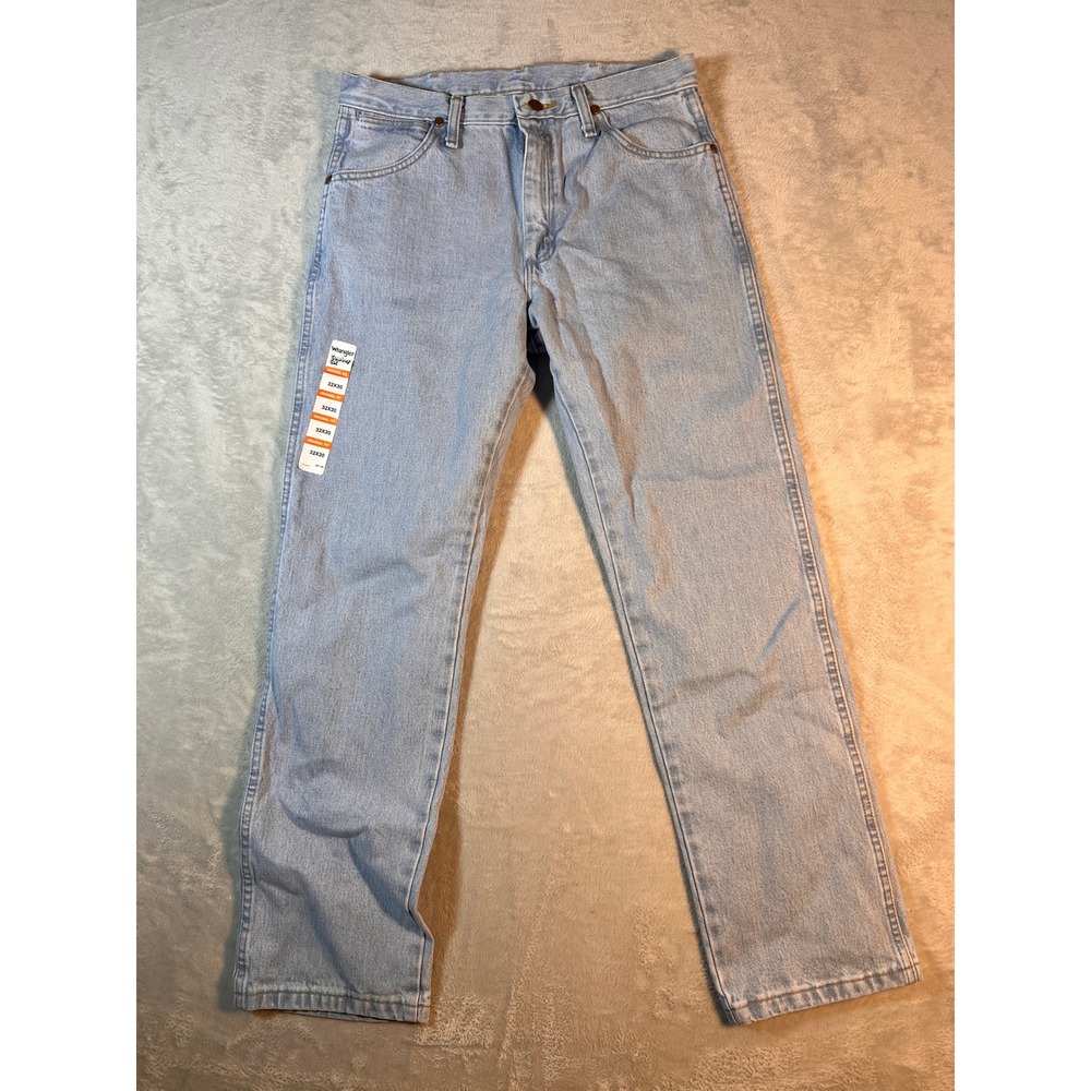 Wrangler Men's Straight Jeans Light Blue